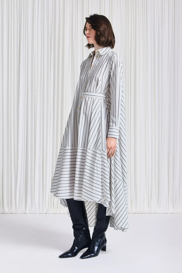 The Prosperity Dress in Striped Cotton Poplin – palmer//harding
