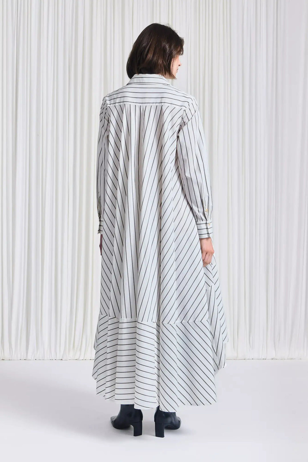 The Prosperity Dress in Striped Cotton Poplin – palmer//harding