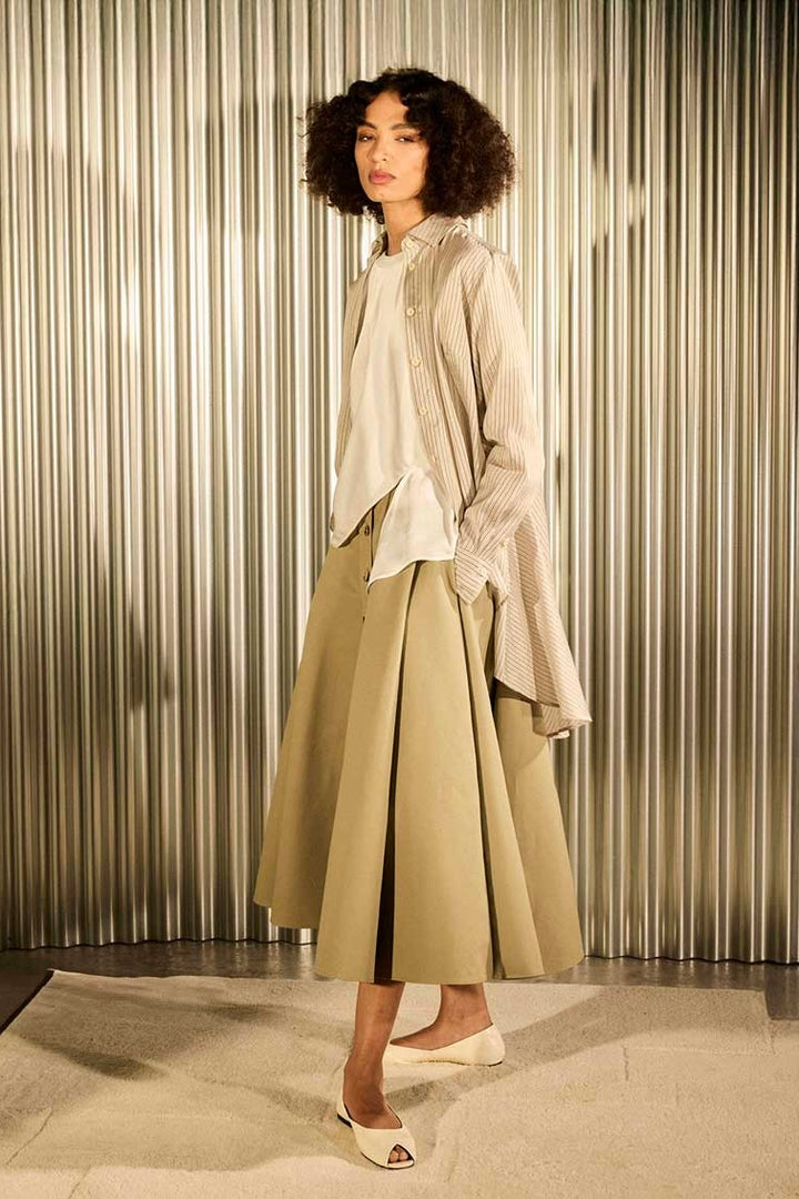 Vessel Skirt in Green Cotton – palmer//harding