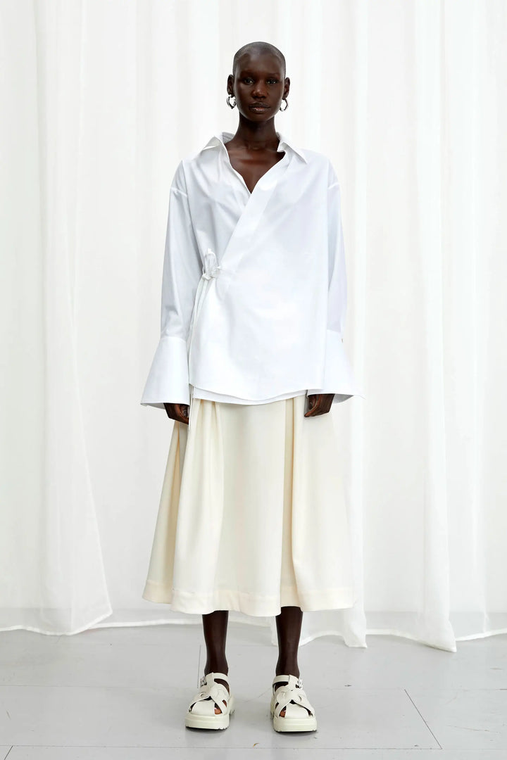 Love Revisited Shirt in White Cotton Twill – palmer//harding