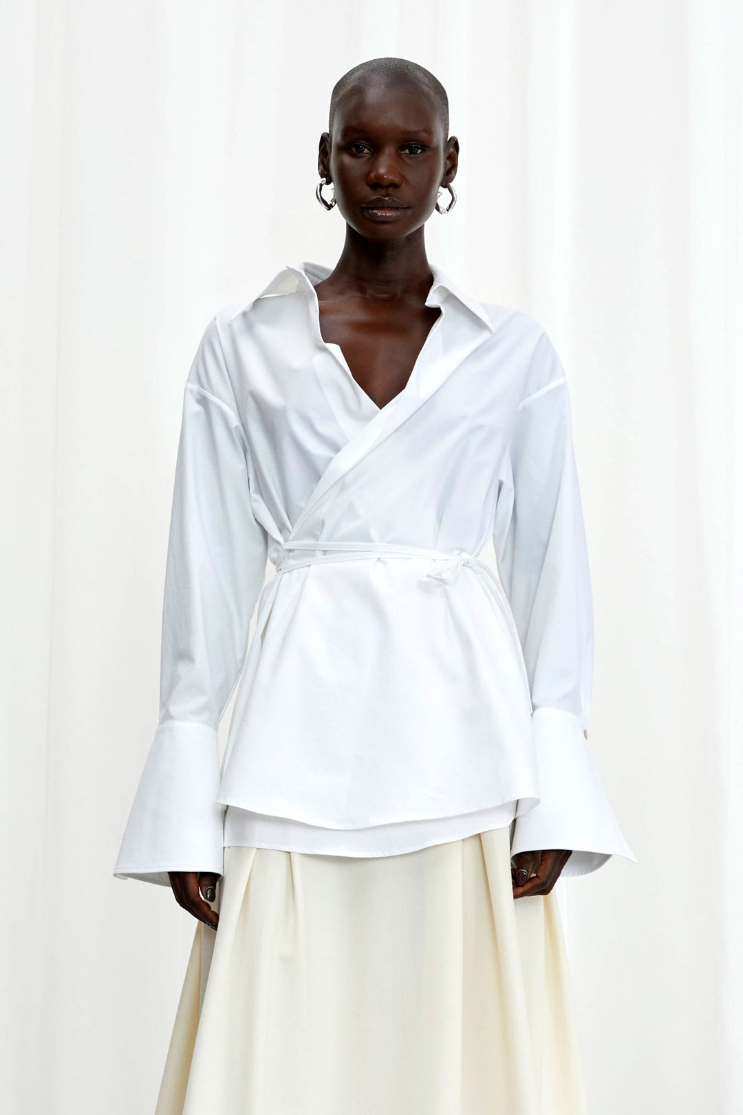 Love Revisited Shirt in White Cotton Twill – palmer//harding