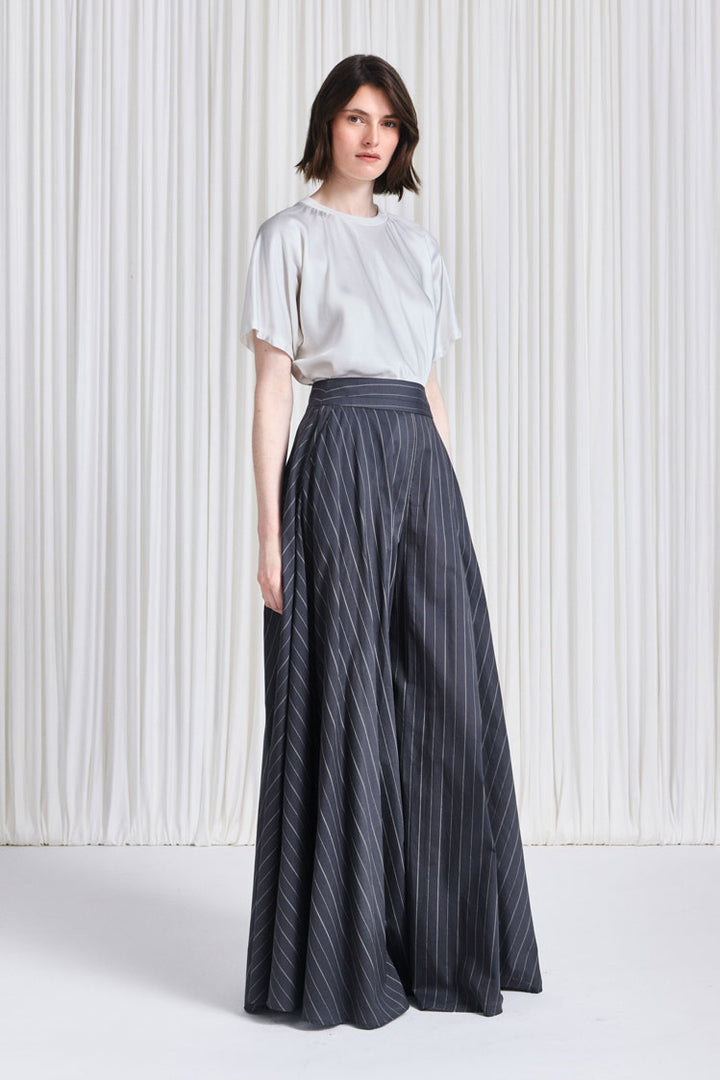 The Lumen Trousers in Grey Cotton Voile – palmer//harding