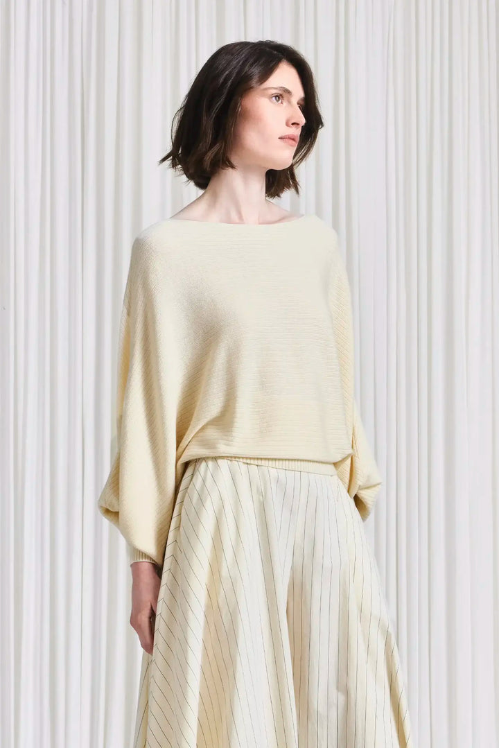 The Hazy Jumper in Cream Merino Wool Blend – palmer//harding
