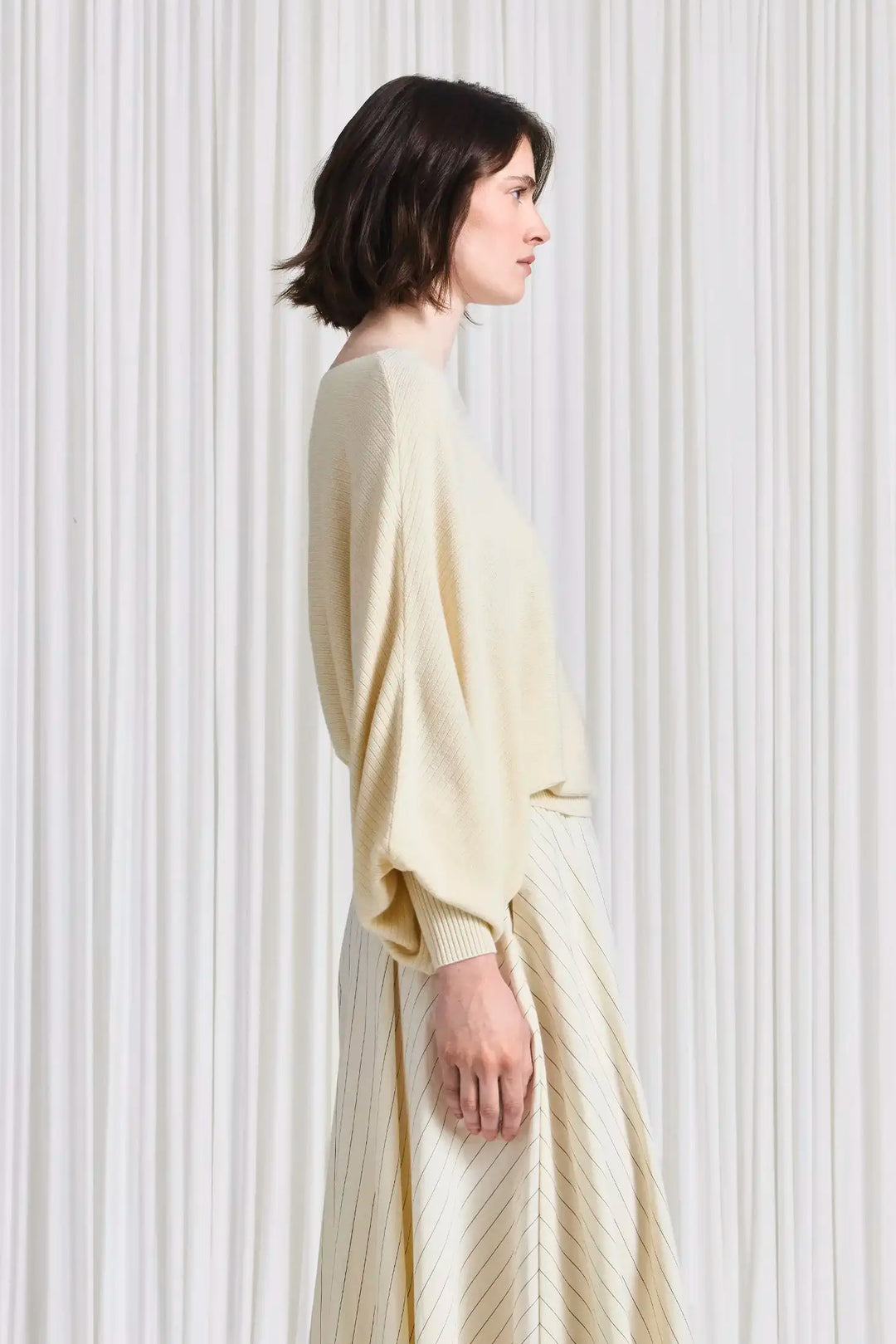 The Hazy Jumper in Cream Merino Wool Blend – palmer//harding