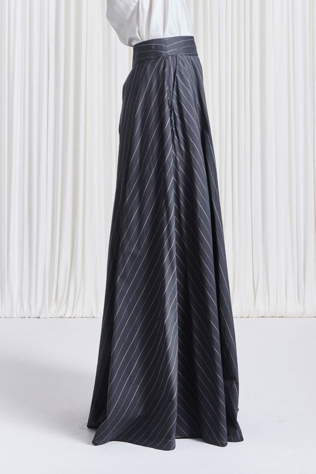 The Lumen Trousers in Grey Cotton Voile – palmer//harding